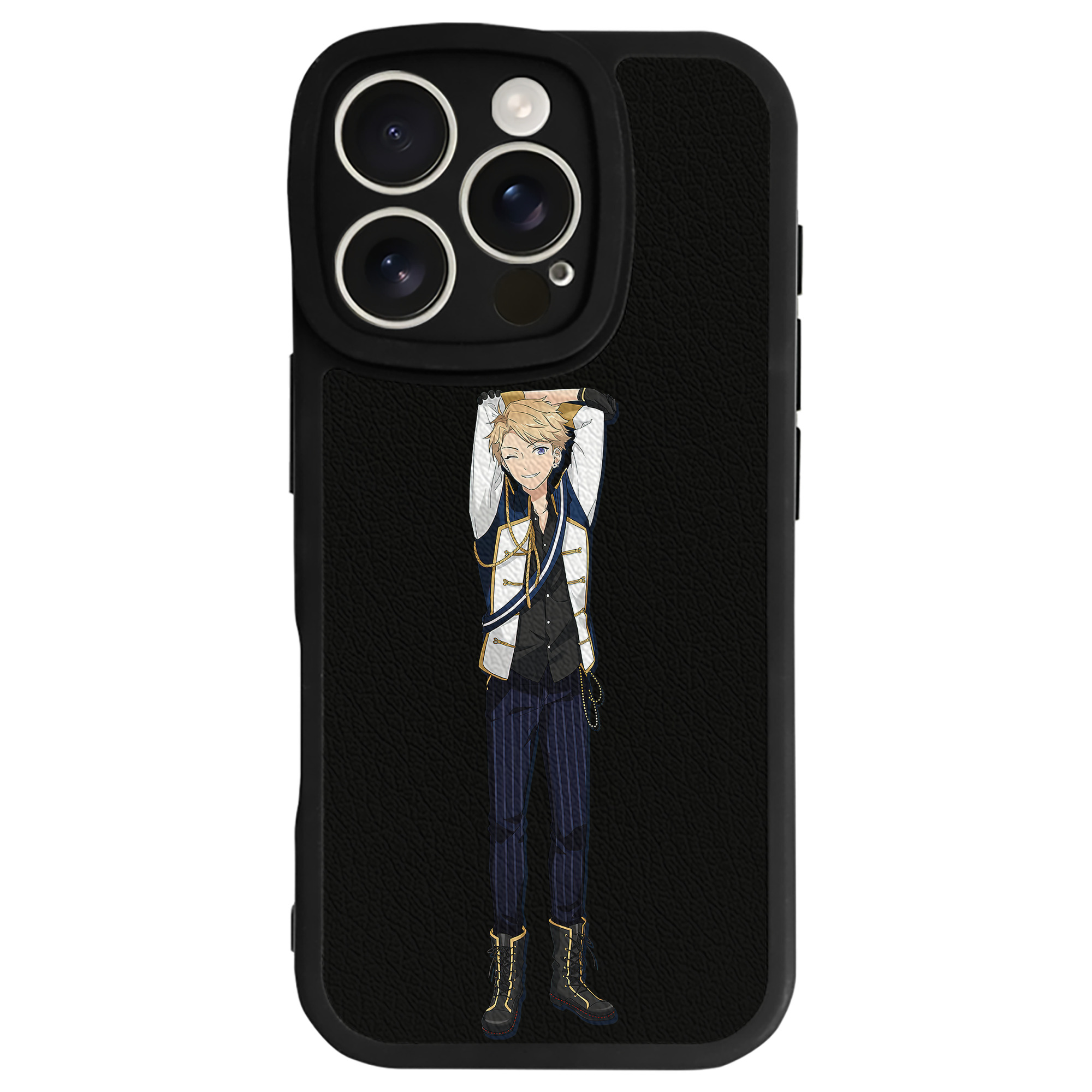 （画像用） あんさんぶるスターズ! Ensemble Stars 【iPhone 16シリーズ対応】シリコンスマホケース（レザー調） 材質：シリコン